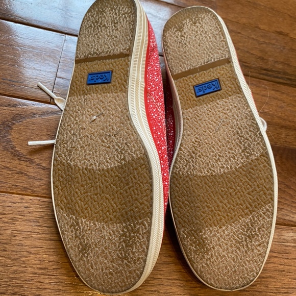 Keds Red and White Polka Dot Sneakers - Picture 4 of 6